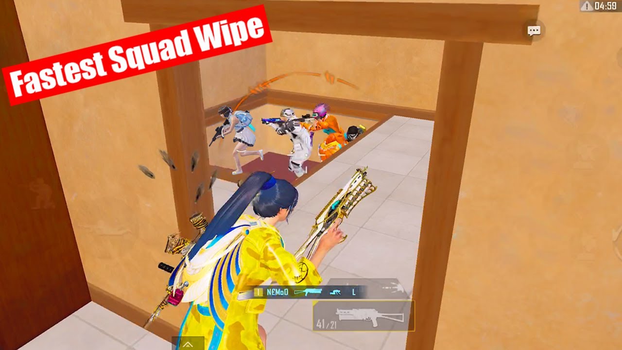 MY NEW FASTEST SQUAD WIPE GAME 🔥 Pubg Mobile