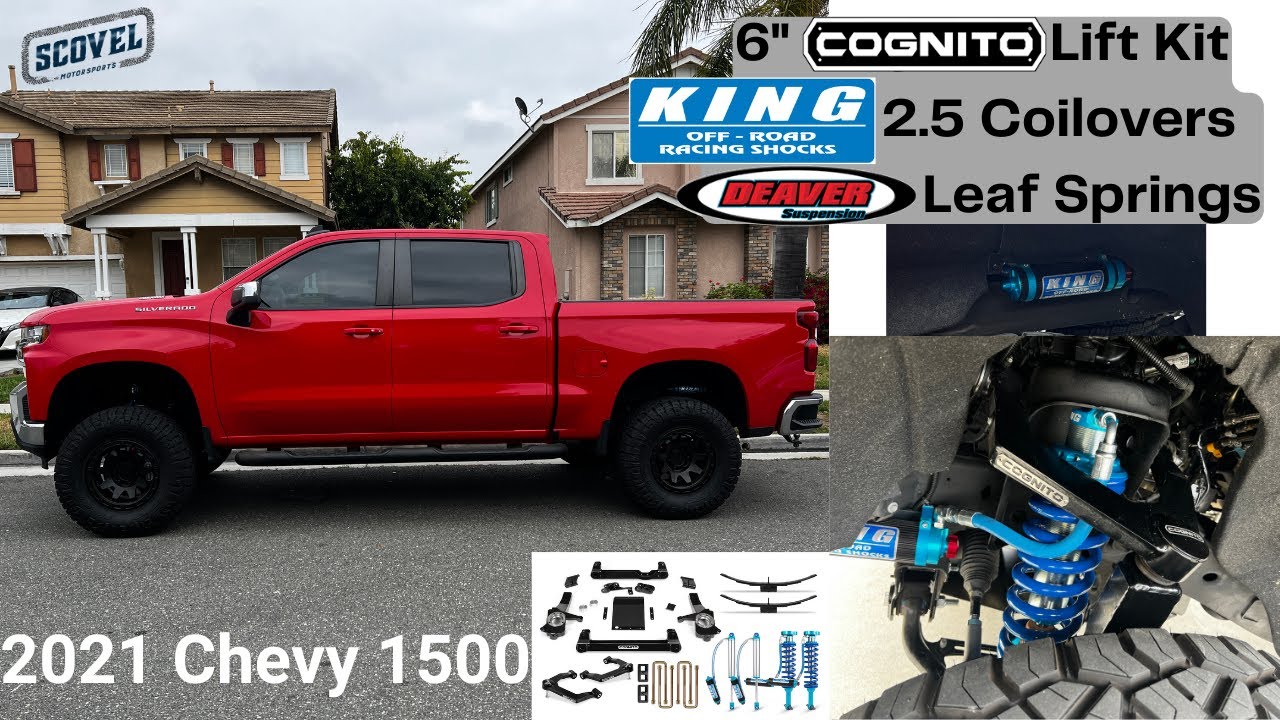 Taking our Chevy 1500 Duramax to new heights!! Featuring Cognito , KING Shocks & Deaver Springs!