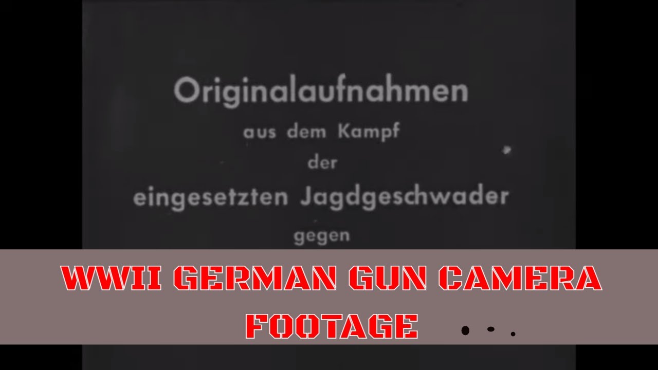GERMAN GUN CAMERA FOOTAGE  LUFTWAFFE FIGHTER ACES VS. SOVIET FIGHTERS & B-17 BOMBER AIRCRAFT 22914