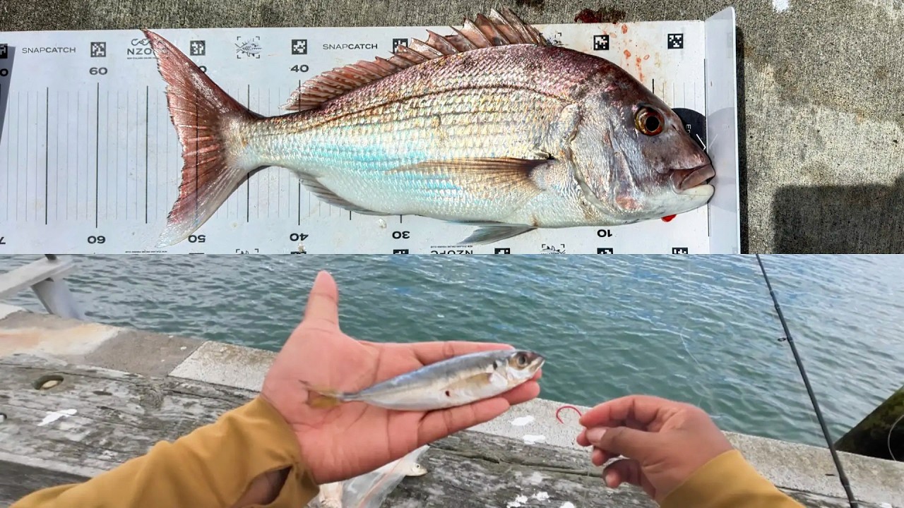 How to Strayline from a Wharf in Auckland | 51 cm Snapper!