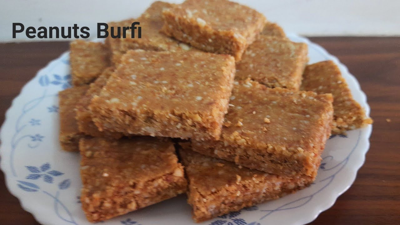 Peanuts Burfi | गुड़ और मूंगफली की बर्फी बनाने का आसान तरीका | Groundnut Burfi |  Healthy Recipe