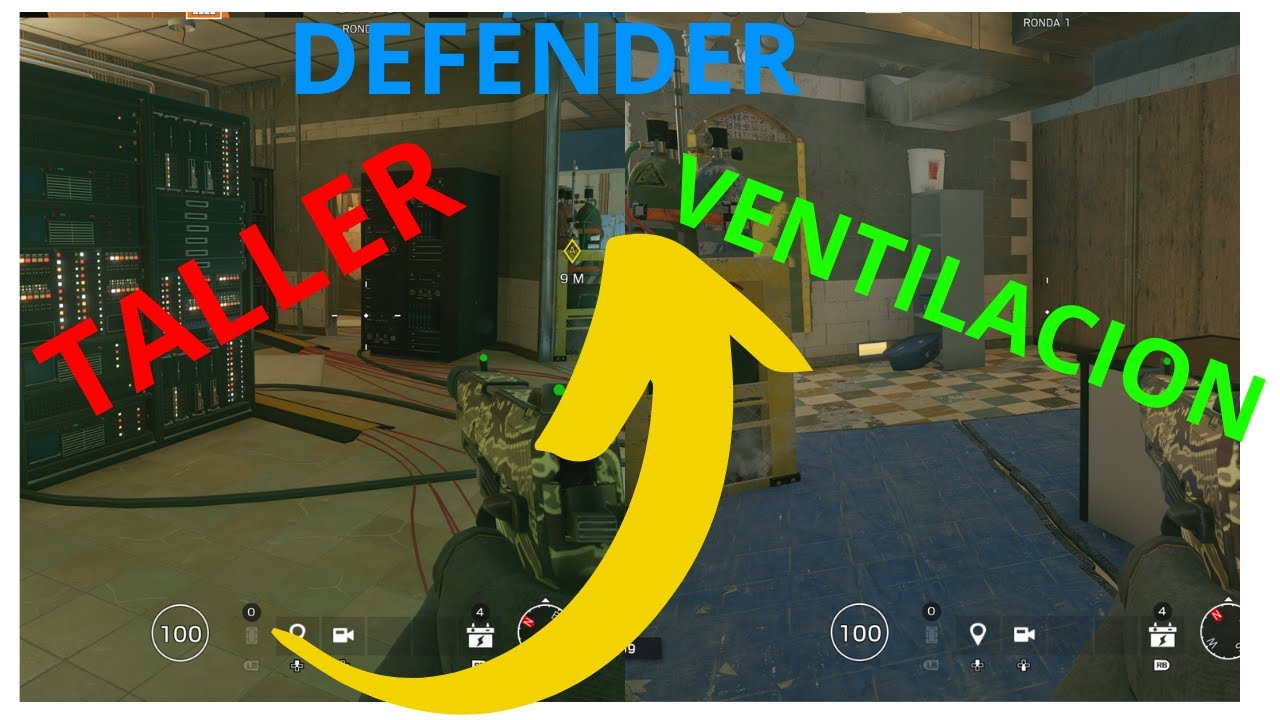 COMO DEFENDER EN TALLER//VENTILACION || Rainbow Six - Reason Raven