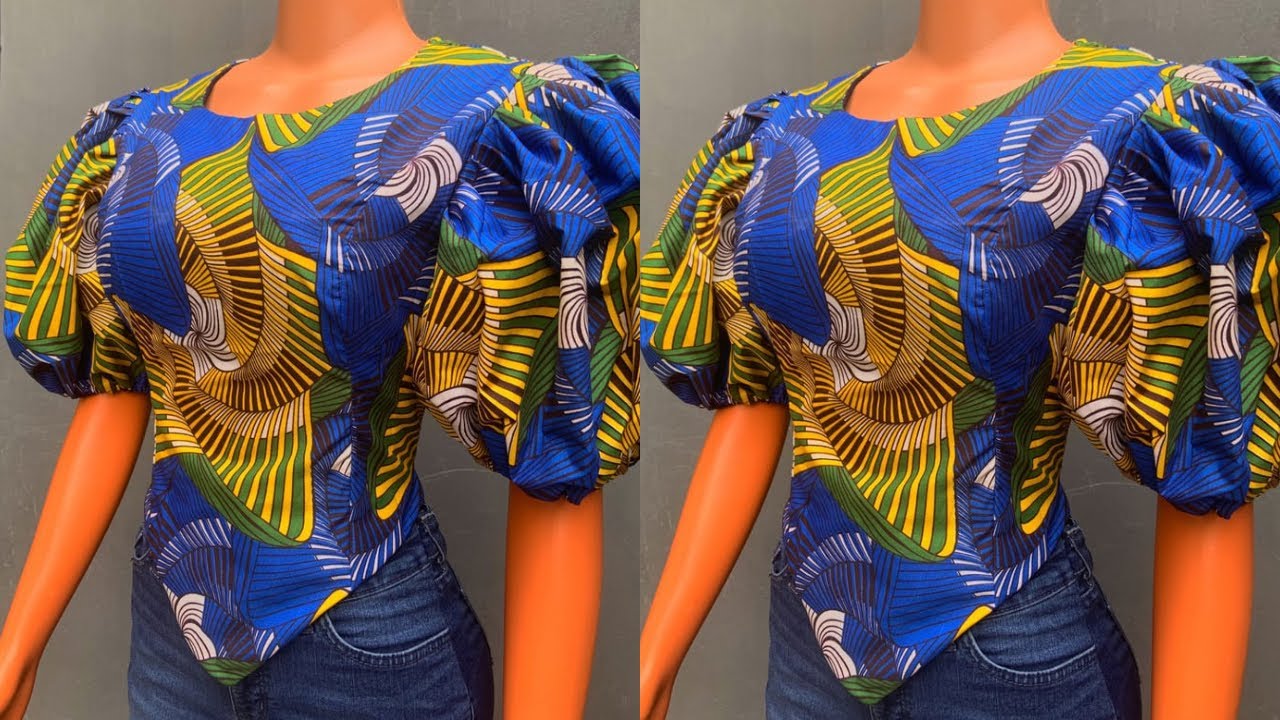 HOW TO CUT AND SEW THIS BASQUE WAISTLINE TOP WITH PRINCESS DART ILLUSTRATION.#basque