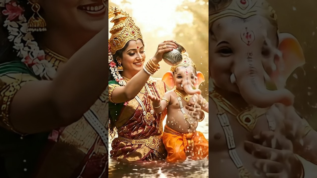 🌸गणेश चतुर्थी विशेष | माँ पार्वती और बाल गणेश की अनुपम लीला🌸