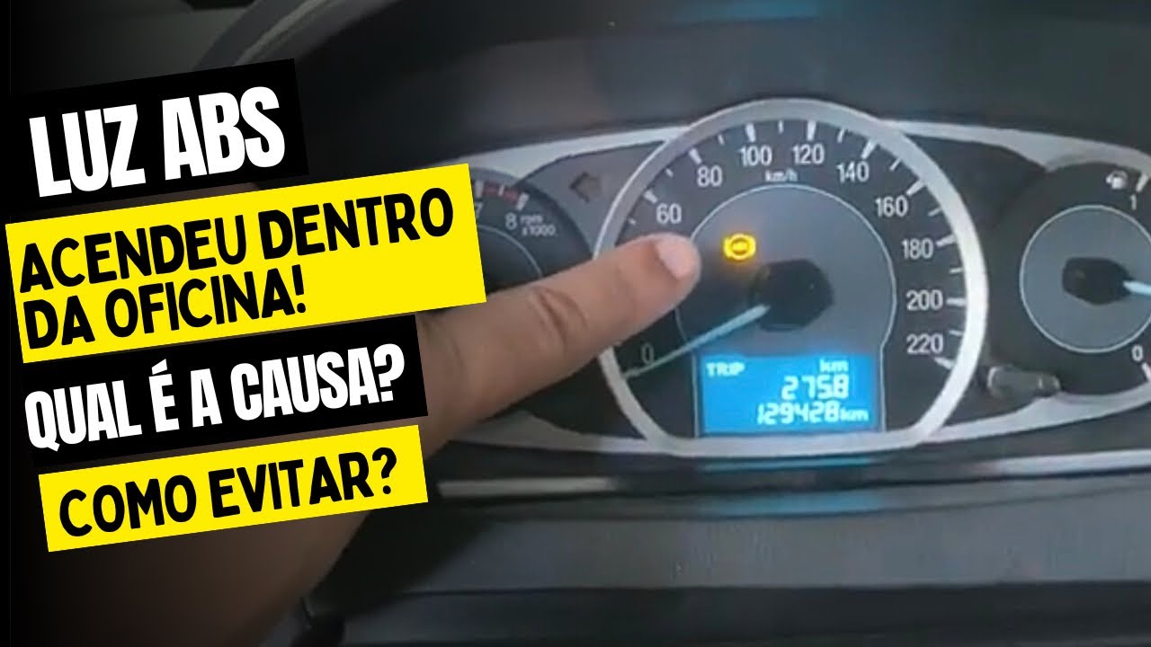 CARRO DO CLIENTE ACENDEU LUZ DO ABS DENTRO DA MINHA OFICINA! QUAL A CAUSA COMO EVITAR? COMO APAGAR?
