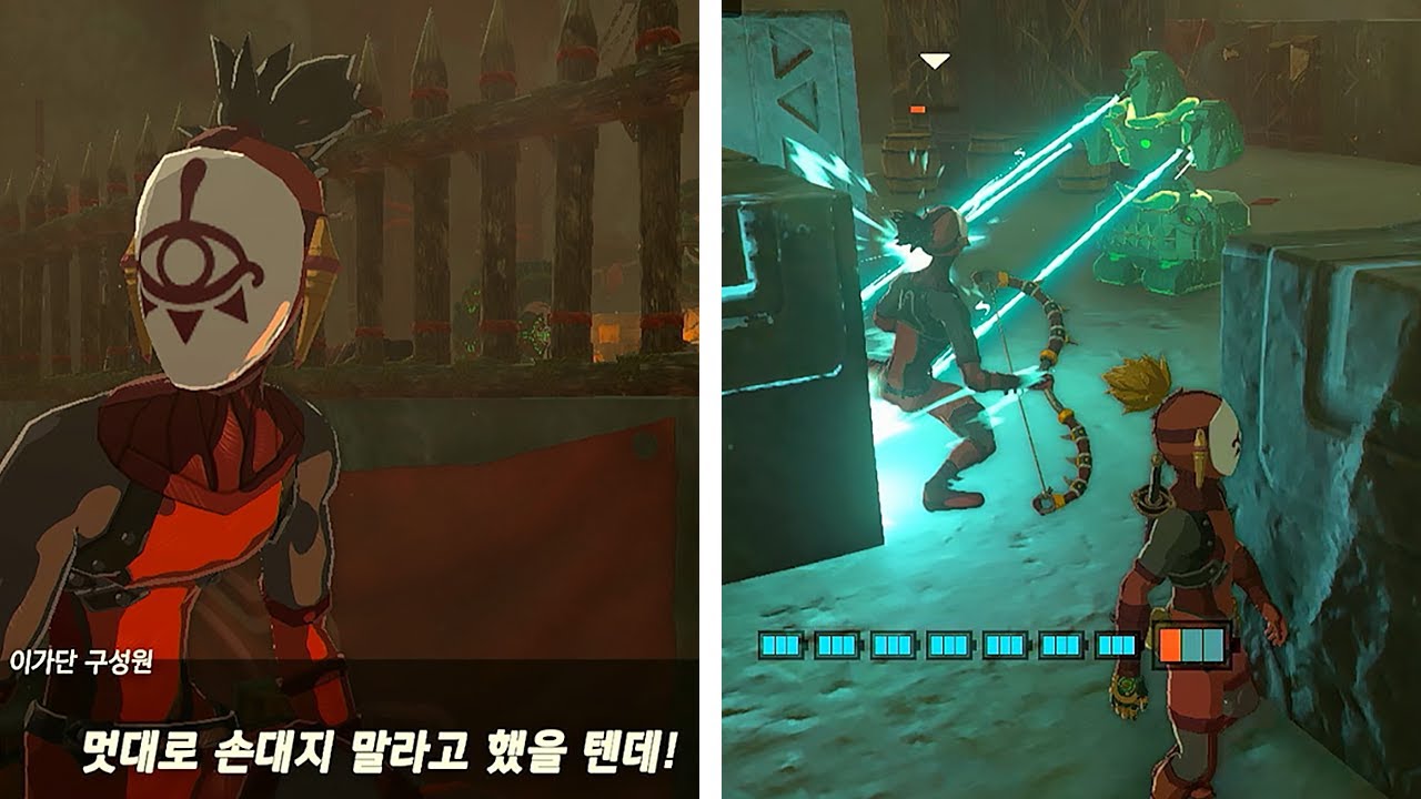 이가단에 미친인간이 들어왔다 (젤다의 전설 티어스 오브 더 킹덤)