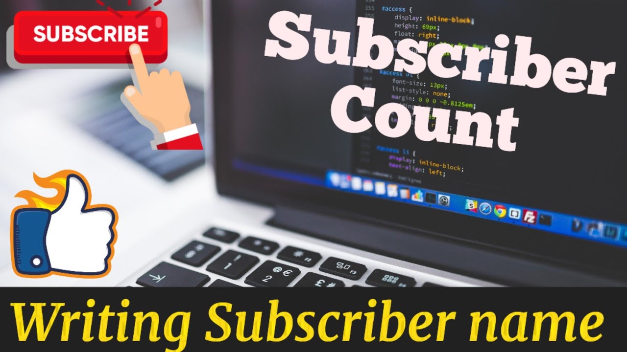 writing Subscriber name 🙏🙏🙏