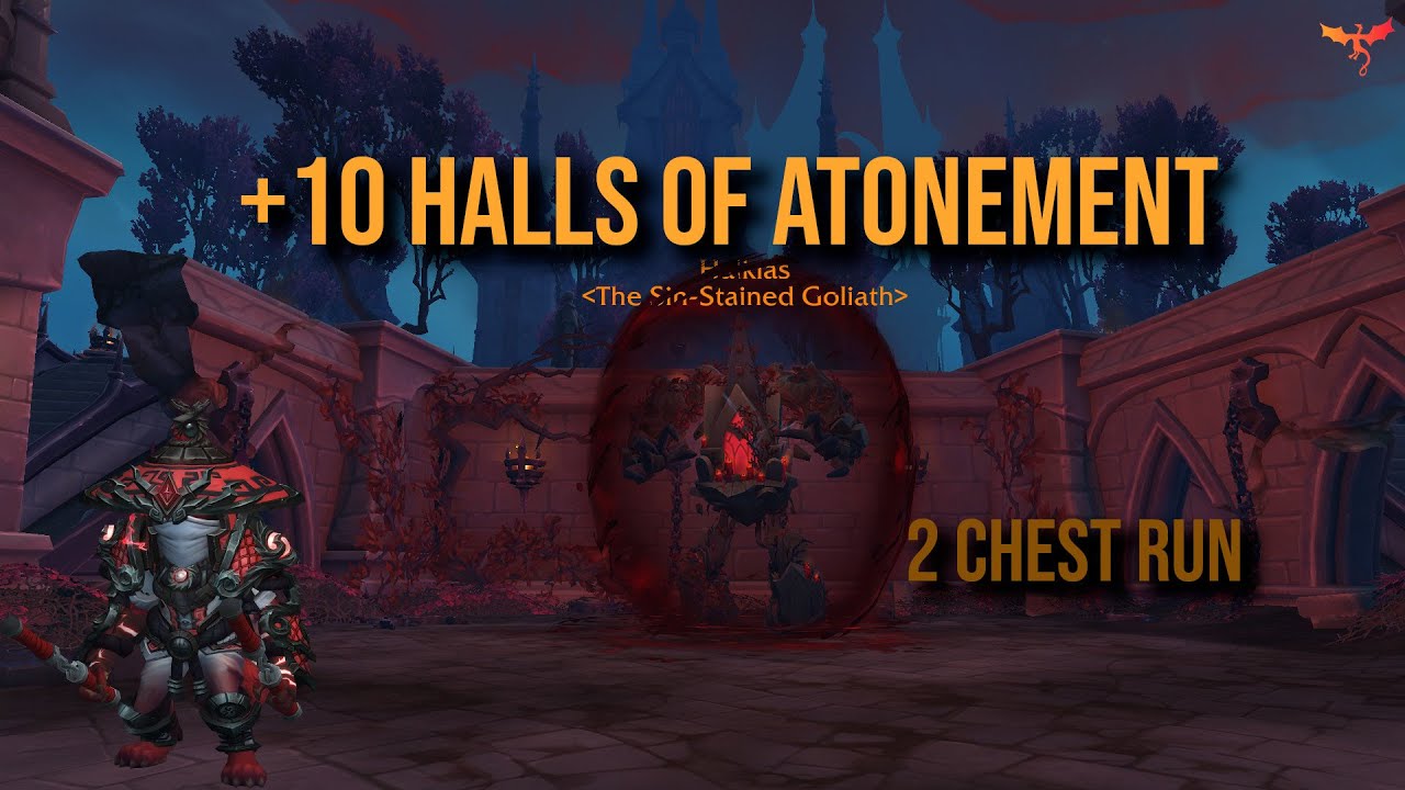 Halls of Atonement M+10, Ascendant, Tyrannical & Fortified, The War Within S3 Windwalker Monk POV