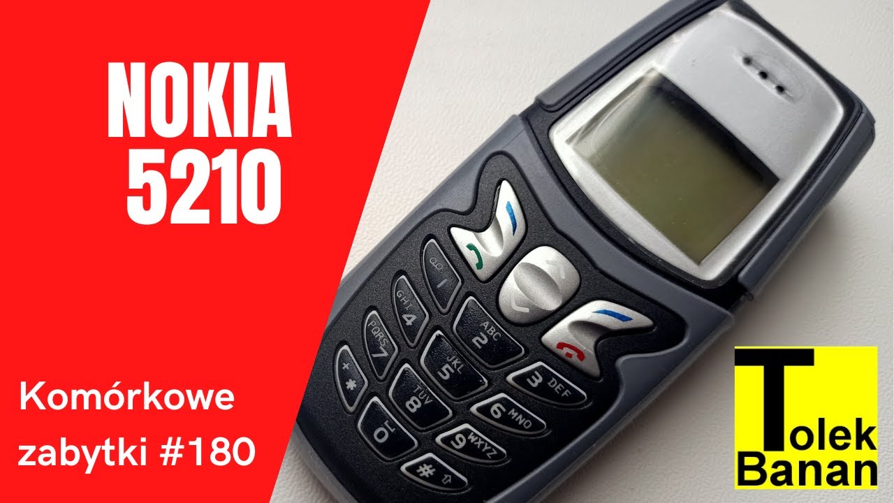 Nokia 5210 - RINGTONES / DZWONKI - Komórkowe zabytki #180 - Classic Phone