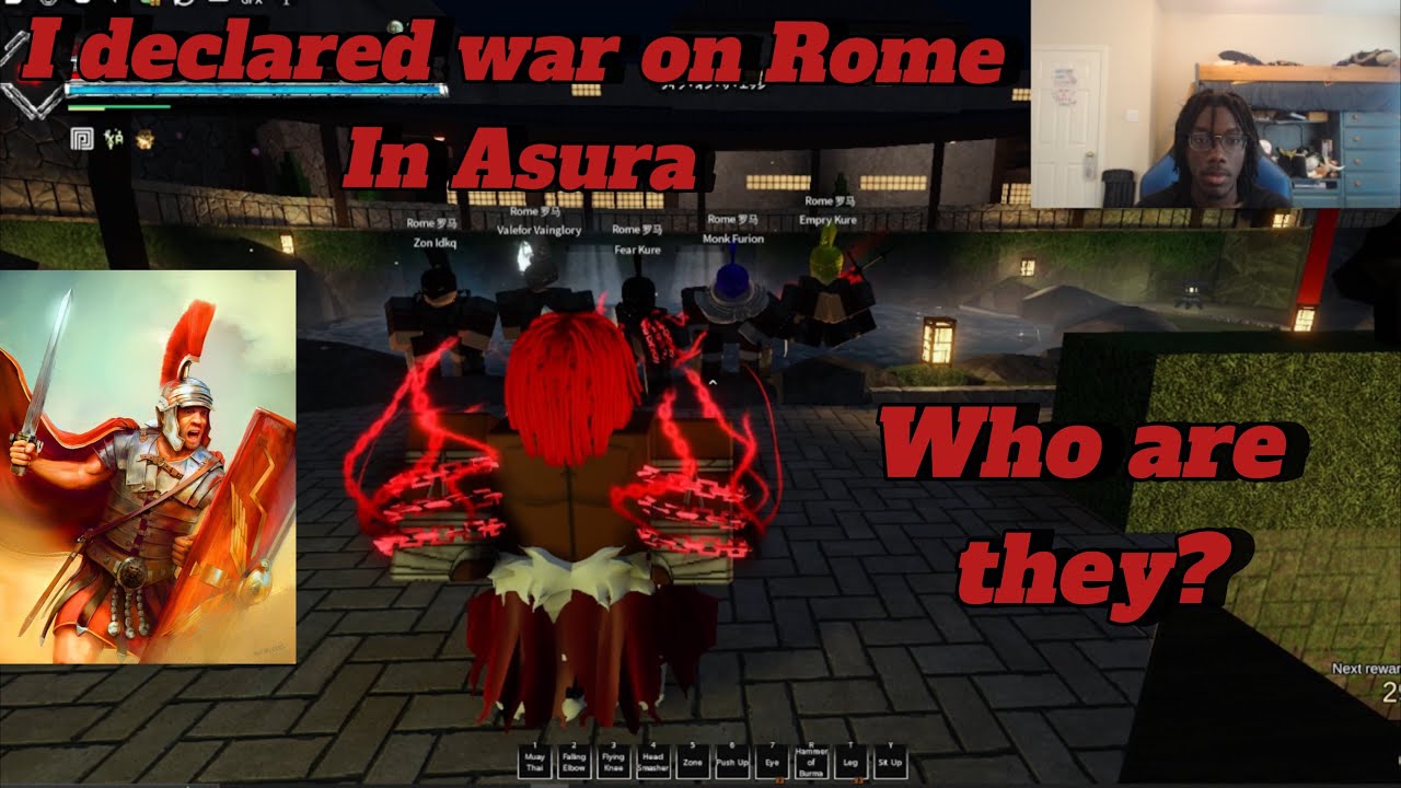 I declared war on Rome.. in Asura | Asura Roblox