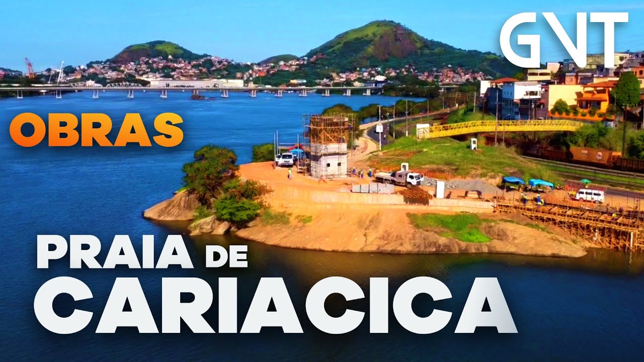 PRAIA EM CARIACICA? | Obras da Nova Orla com Calçadão, Ciclovia e Restaurantes Panorâmicos