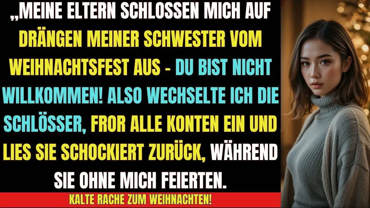 👉 „Meine Eltern sperrten mich Weihnachten aus – also änderte ich die Schlösser!“