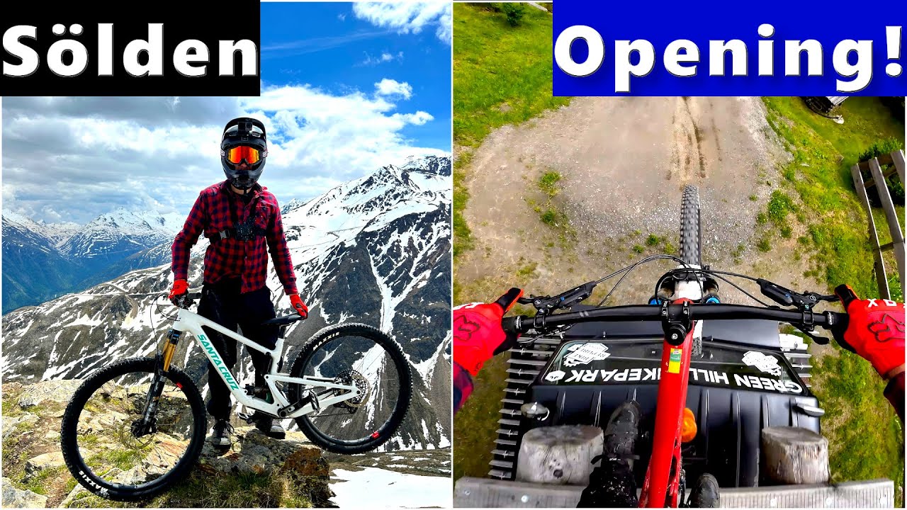 BIKEN IM SCHNEE!? | Party-Lap, Pistenbully-Drop und hochalpiner Trail!| Scor4060 & SantaCruz Tallboy