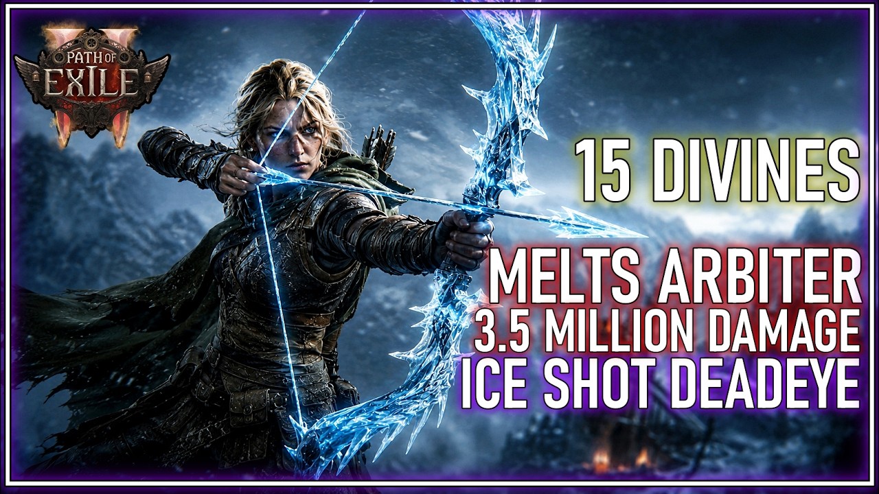 15 Divines INSANE ICE SHOT DEADEYE Build | Path of Exile 2 (poe2)