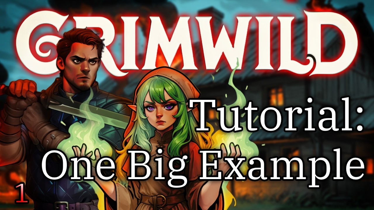 Grimwild v1.4 Cinematic Tutorial: This is how a full session looks