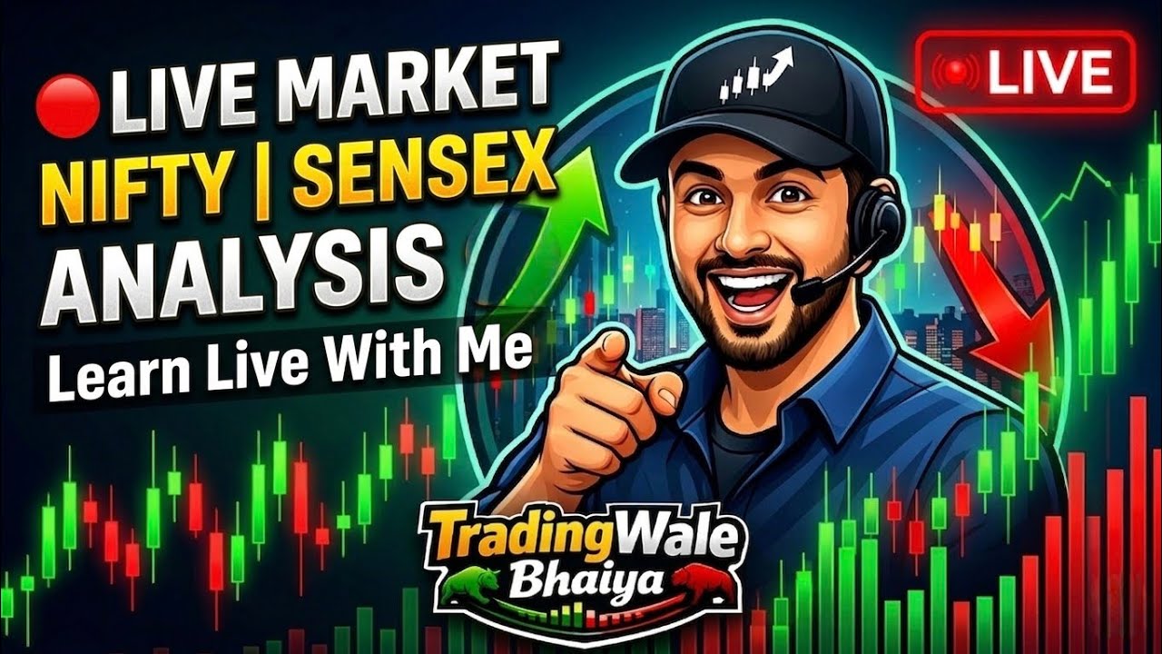 🔴 LIVE Market Analysis | Nifty & Sensex Today | Price Action