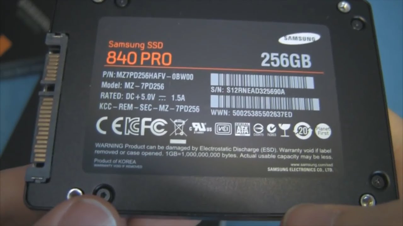 Samsung 840 Pro SSD Vs HDD Speed Test