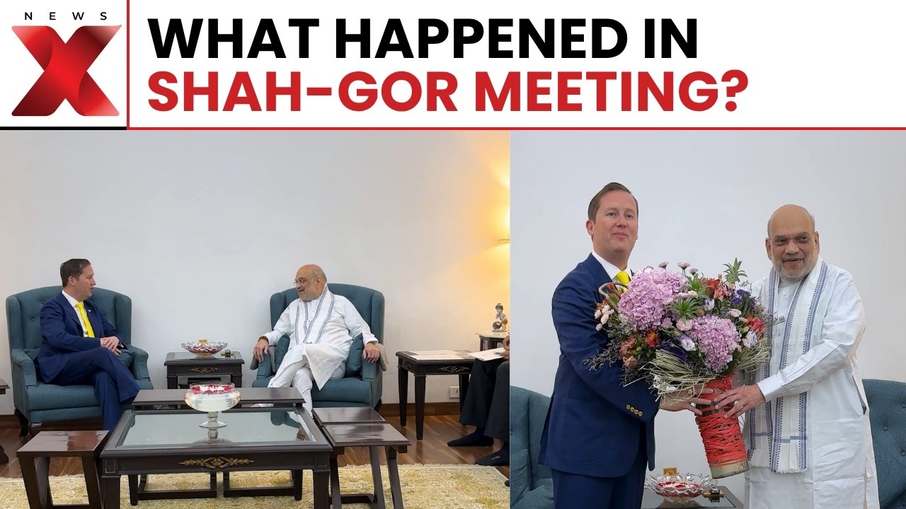 Moment | Sergio Gor Meets Amit Shah In New Delhi, Key Talks Held On Terrorism And Border Security