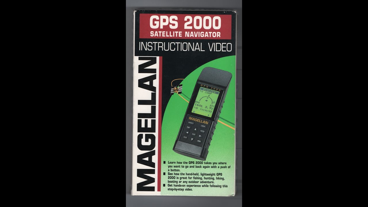 Magellan GPS 2000 Satellite Navigator Instructional Video VHS