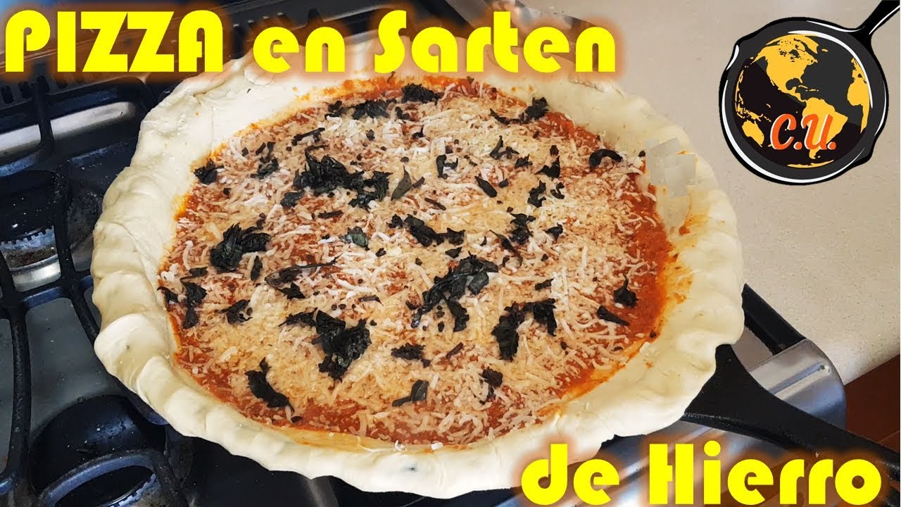 Pizza en Sartén de Hierro | Cocina Universal