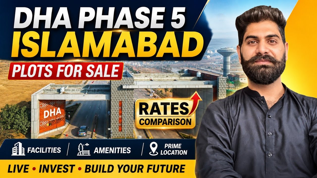 DHA Phase 5 Islamabad Plots for Sale 2026 | Latest Rates Comparison | Facilities & Amenities