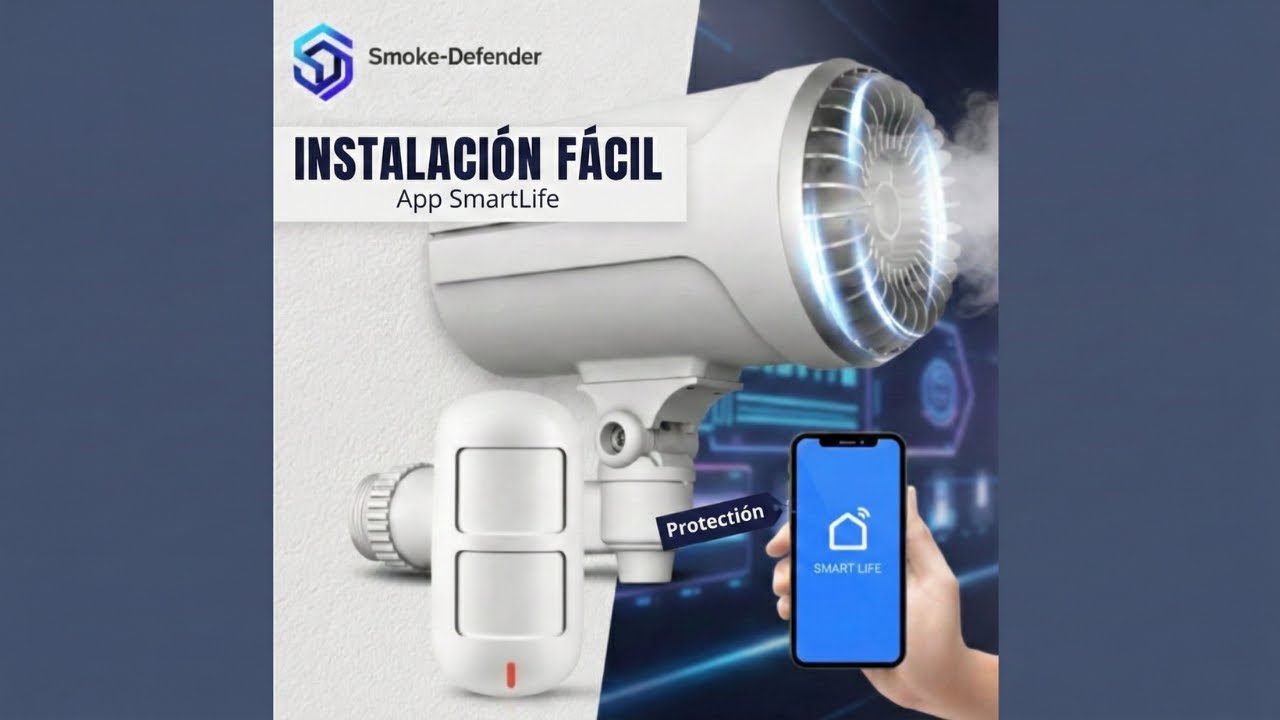 Instalación de generador de niebla antirrobo