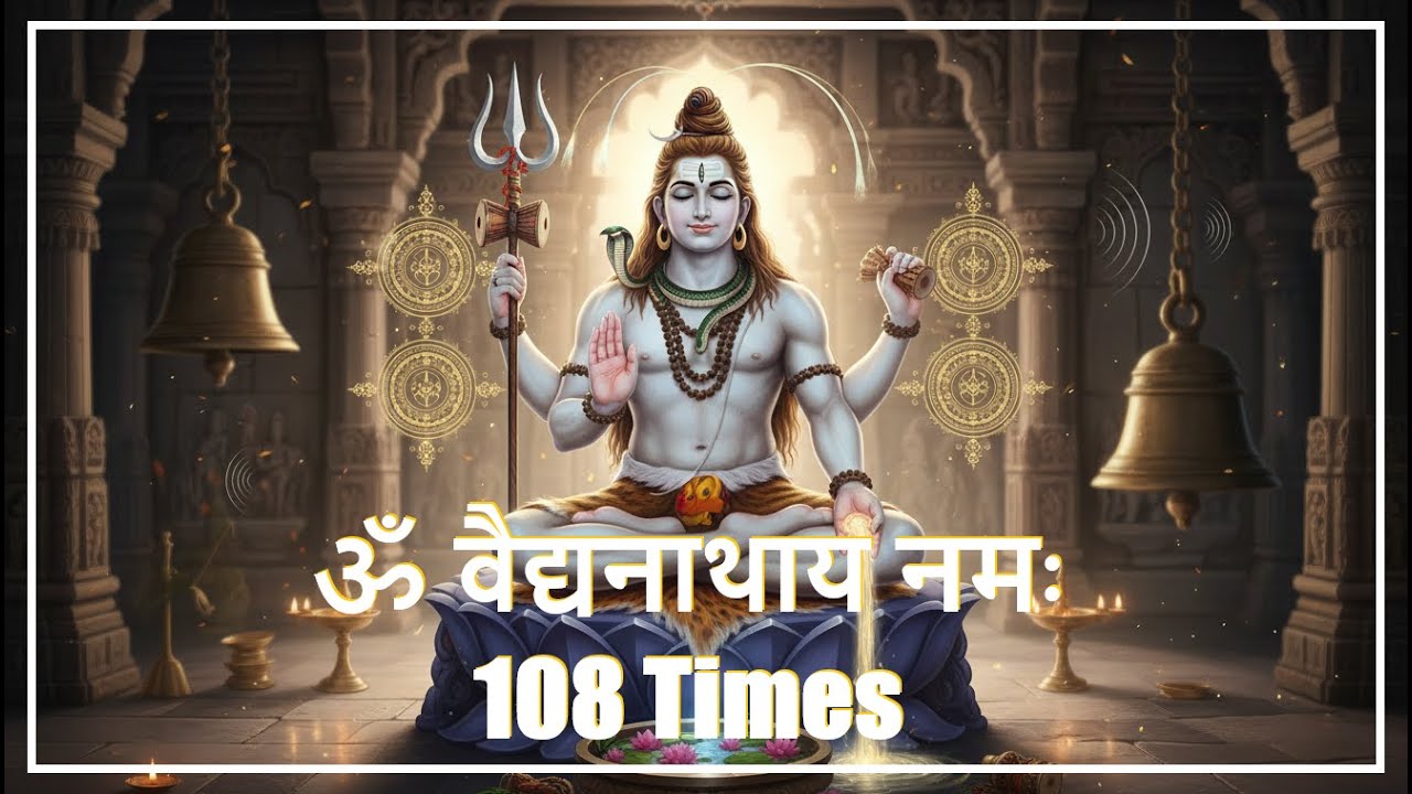Om Omkareshwaraya Namah 108 Times | ॐ ओंकारेश्वराय नमः | Peace, Healing & Energy Cleansing Chant