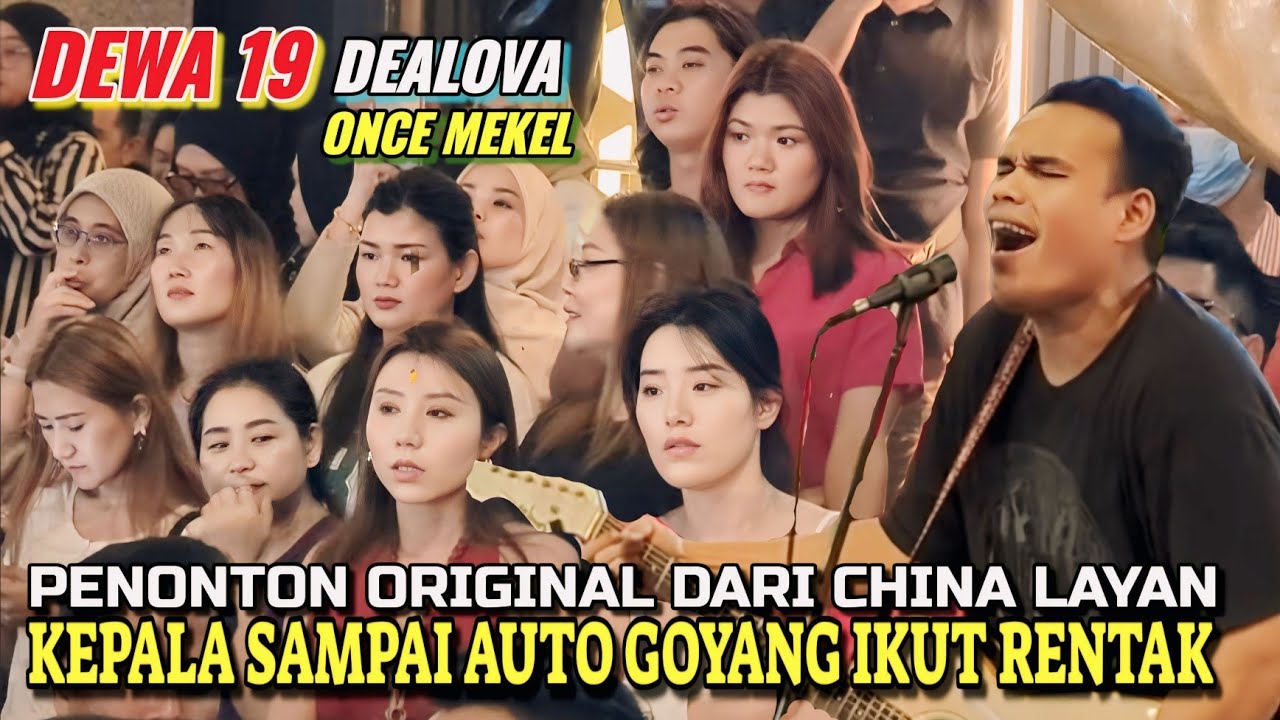 Ajaib!! Tourist From Chinese Layan Lagu Dewa19, Dengar Bunyi Rentak Gitar Auto Goyang Kepala Dia.