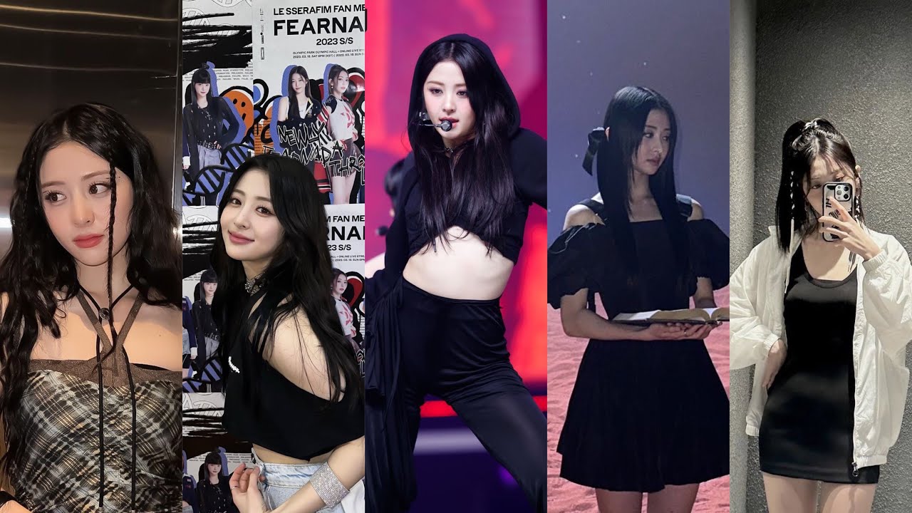 Le Sserafim Yunjin tik tok edits compilation #1