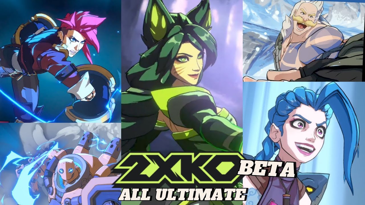 2XKO Beta Ultimate Showcase &ndash; All Characters