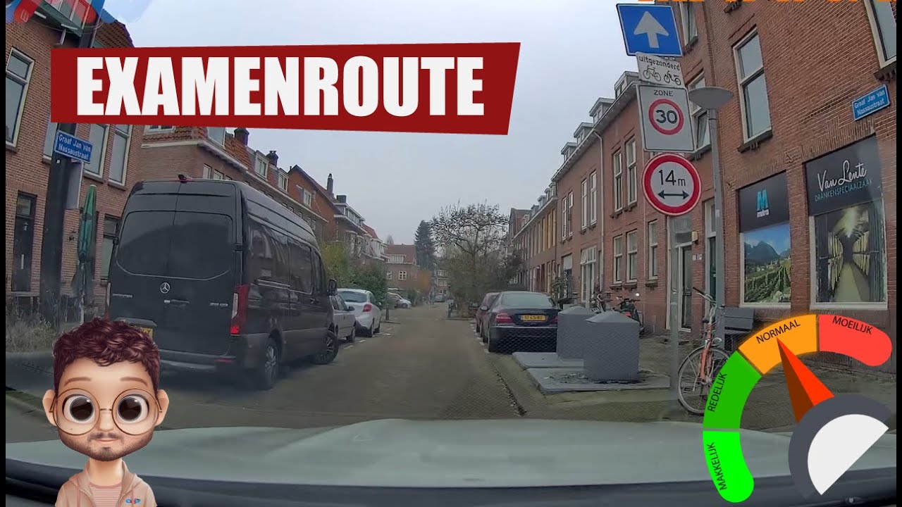 Examenroute smalle straatjes #18