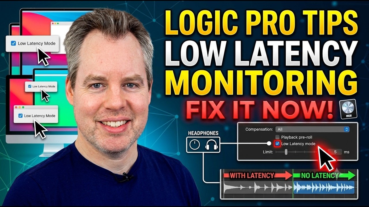 Low Latency Monitoring Mode - Logic Pro Tip