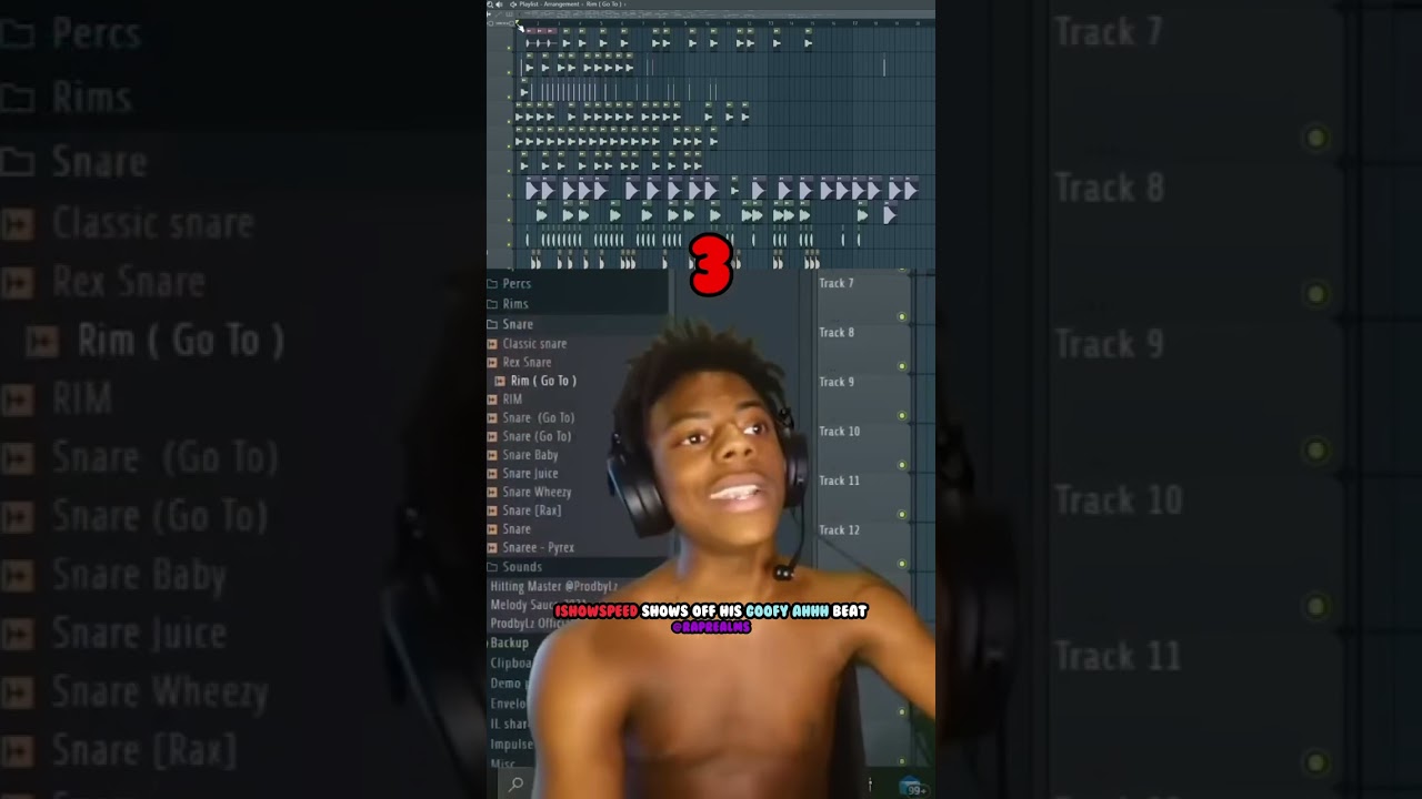IShowSpeed Shows off his Goofy AHH Beat🧯