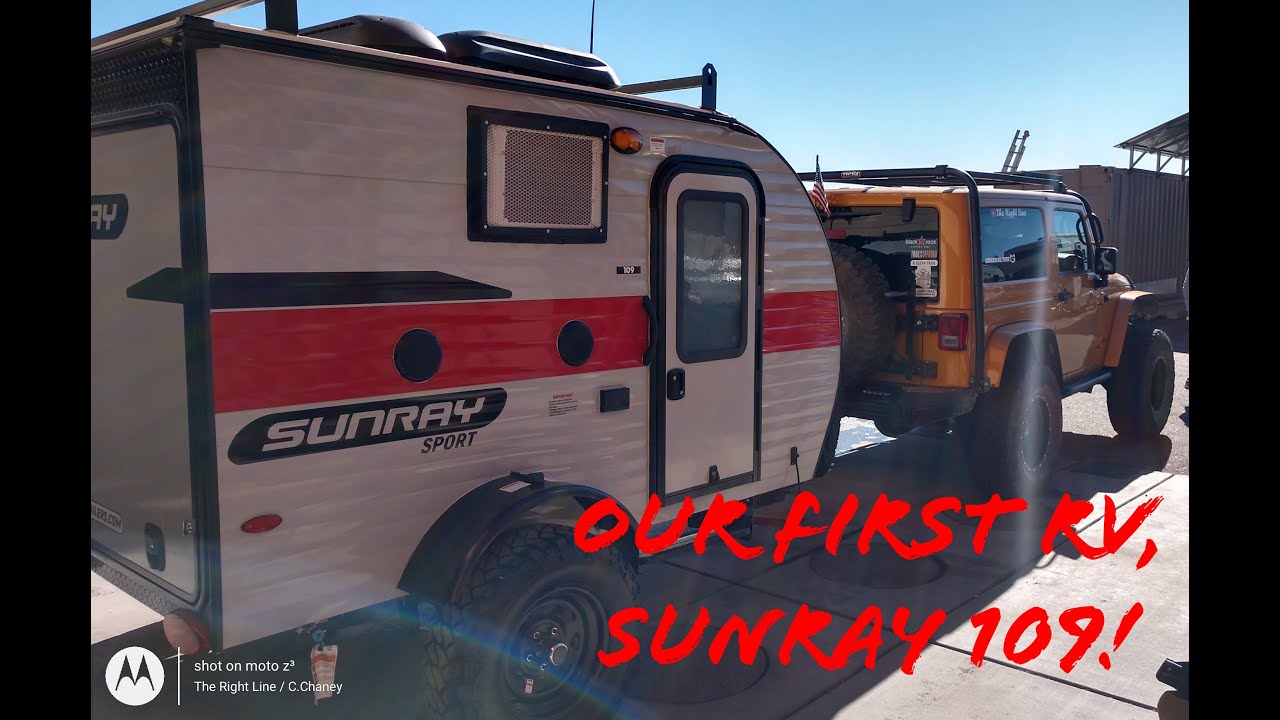 Sunray 109. We bought our first RV!