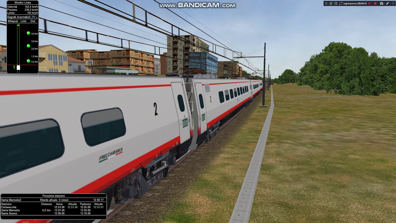 OPEN RAILS ITALIA : REGIONALE  CIVITAVECCHIA --- ROMA TERMINI  PARTE 1