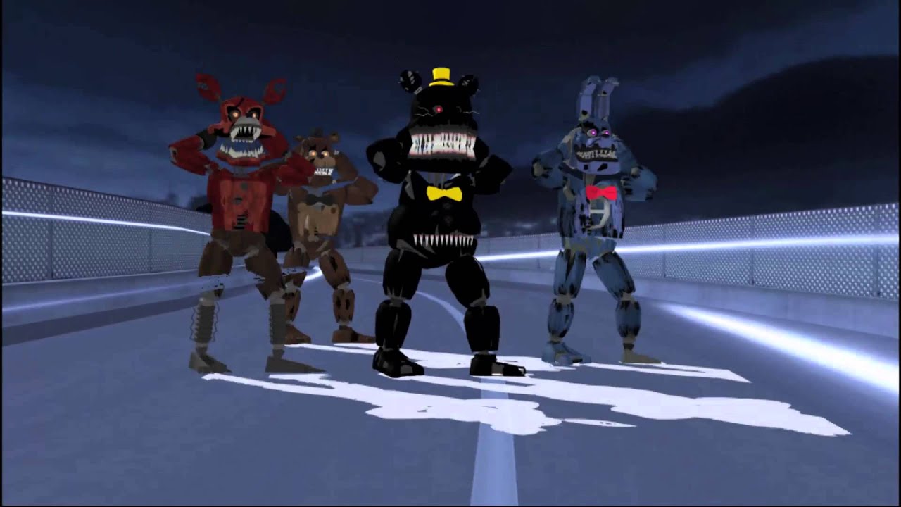 {MMD X FNAF 4} Break my mind