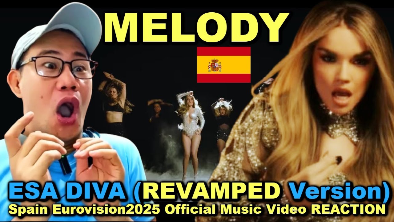 Melody - ESA DIVA - Spain Eurovision 2025 Official Music Video REACTION