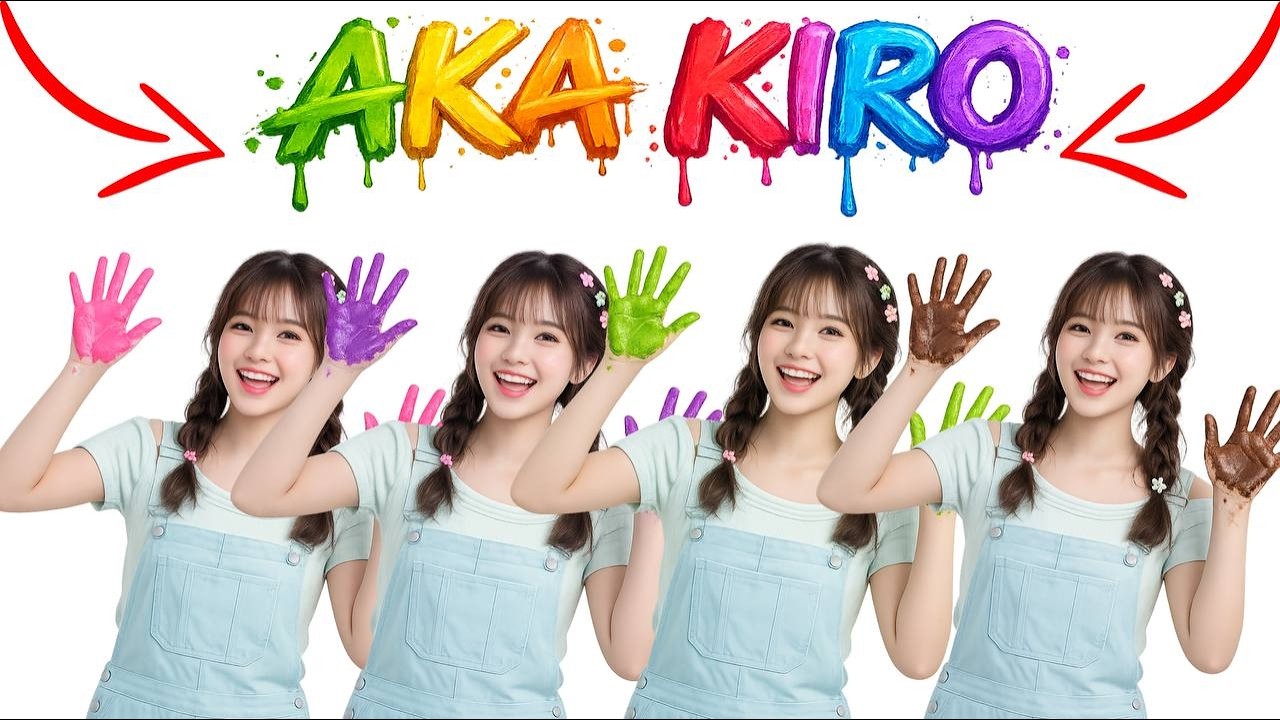 AKA! KIRO! SHIRO! AO! | Color Mixing Viral Trend! PART 5