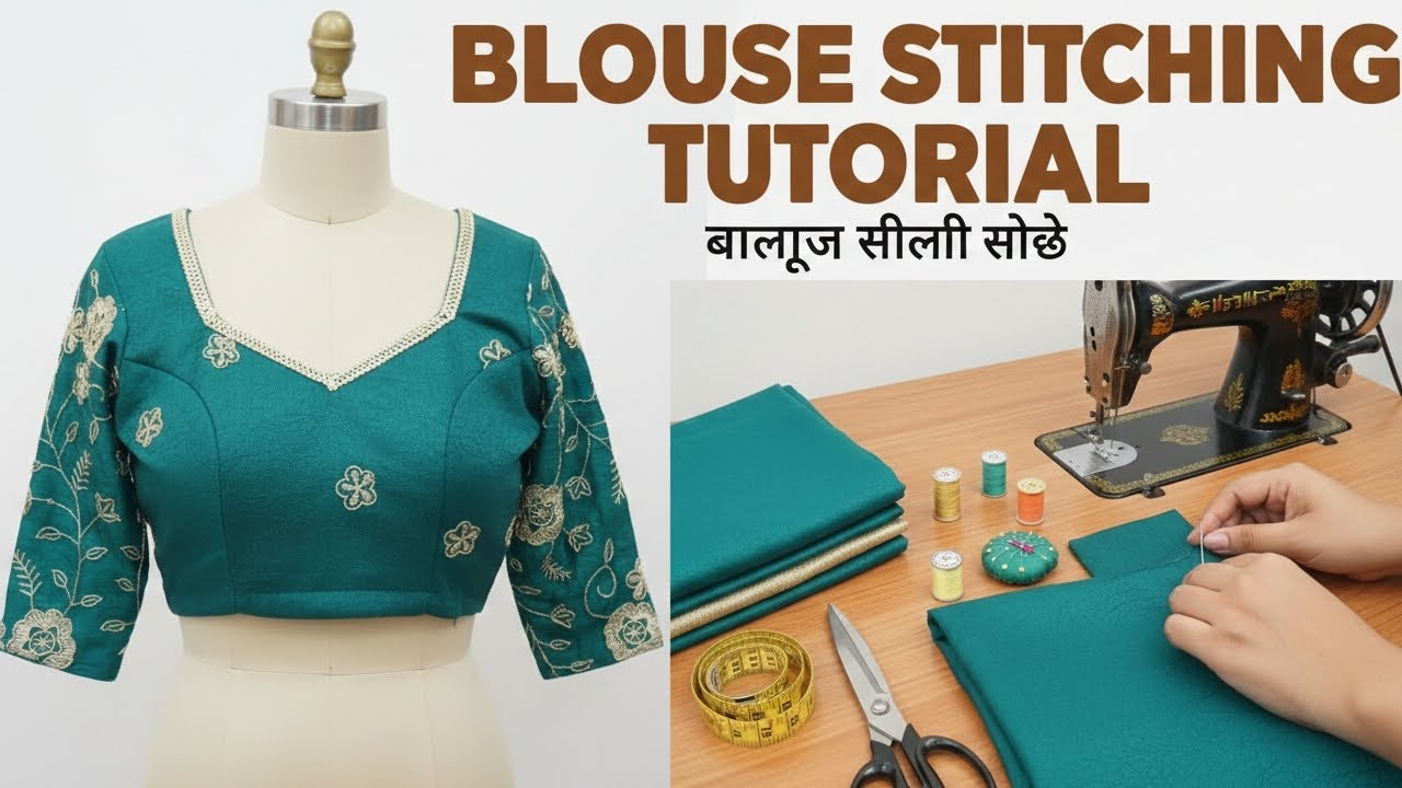 Princess cut blouse stitching part2 stitching stap by step guide Lahga blause stitching #viralvideo 