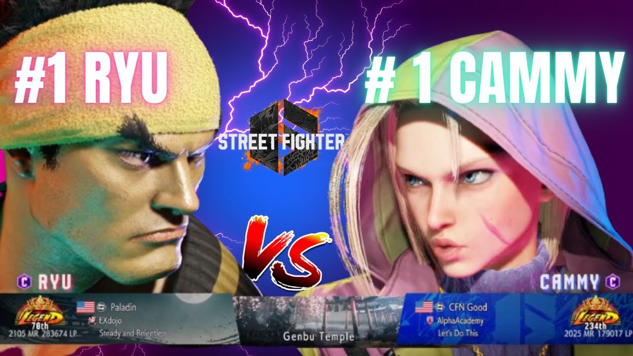 SF6 - PUNKDAGOD {CAMMY} vs PALADIN {RYU} - MATCHERINO ONLINE TOURNAMENT