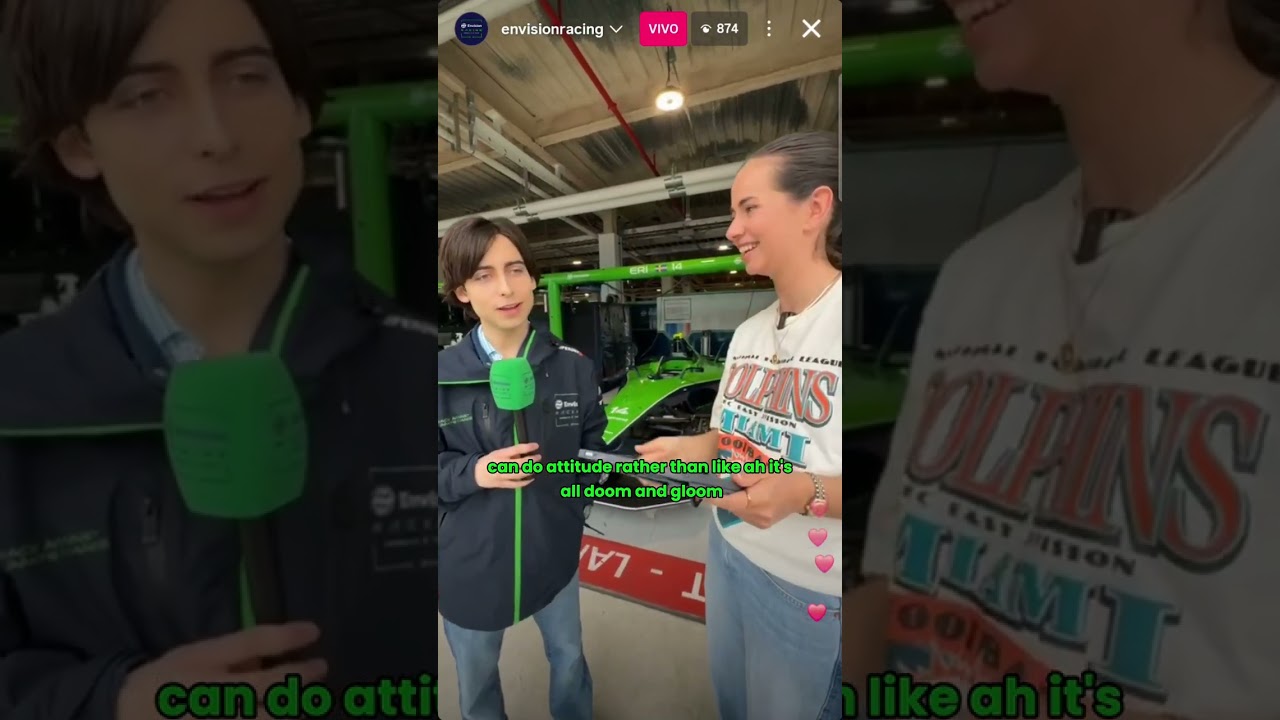 Q&A with Aidan Gallagher at Envision Racing in Miami