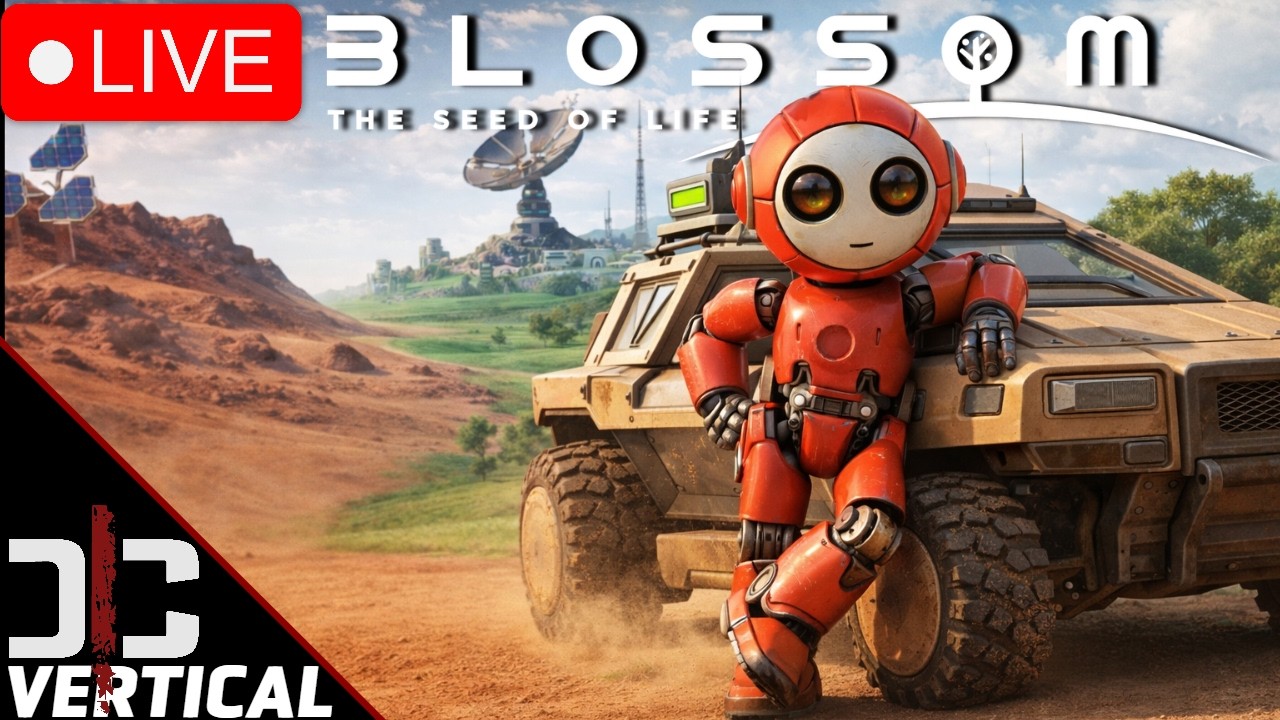Vertical Live - Blossom: The Seed of Life - Day 2 Terraforming Mars - Open World Survival Crafter