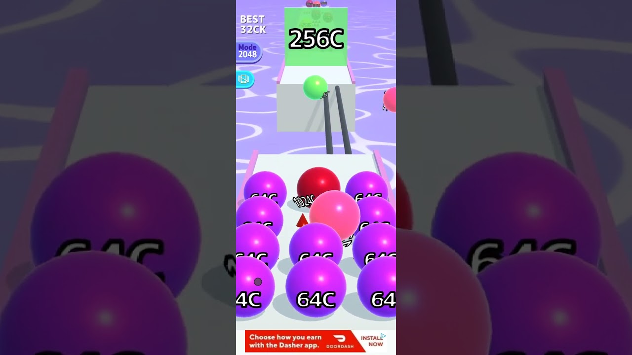Ball run 2048 destroy the map part 1