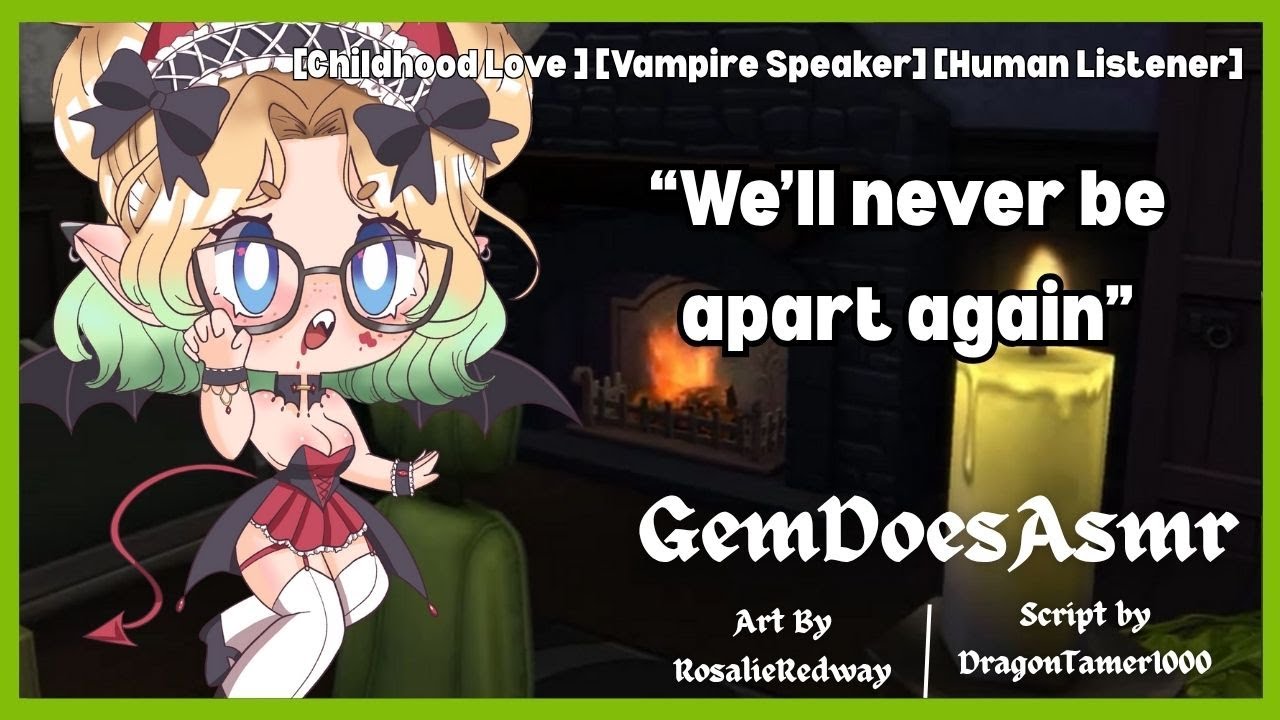 [F4M] Your Childhood Love Returns As A Vampire ASMR  [Vampire Speaker] [Human Listener]