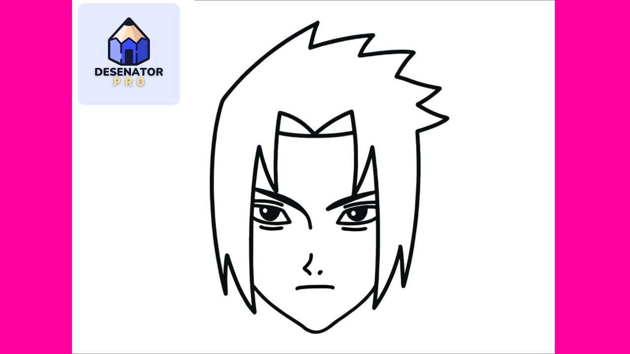 Cum Sa Il Desenezi Pe SASUKE | Usor Pas cu Pas Tutorial pentru Incepatori