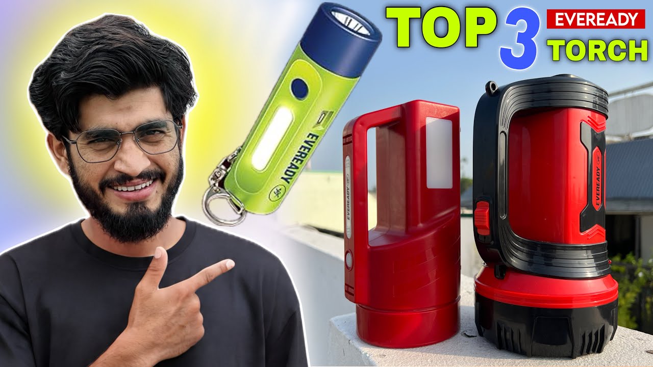 Top 3 Eveready Best Torch Lights In India || Eveready DL98, DL102, DL94 Torch Light Detailed Review 