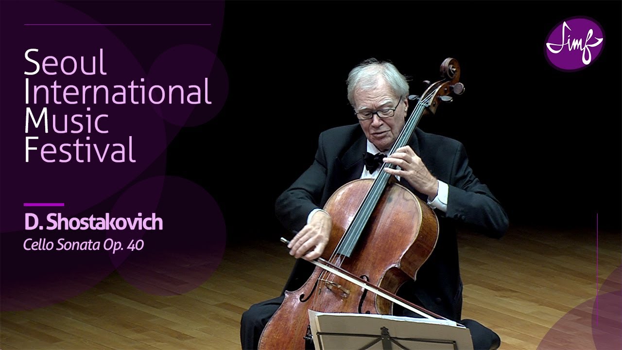 Dmitry Shostakovich : Cello Sonata Op. 40 l 2019 SIMF