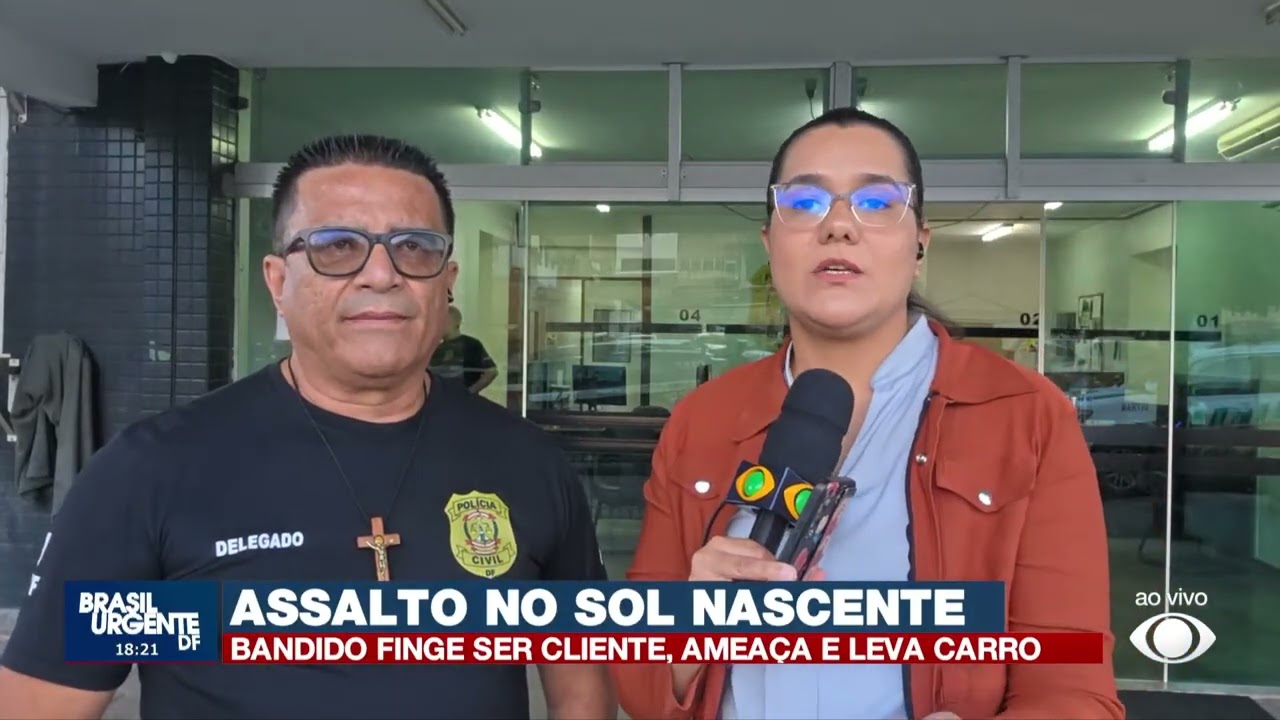Assalto no Sol Nascente: bandido finge ser cliente, ameaça e leva carro