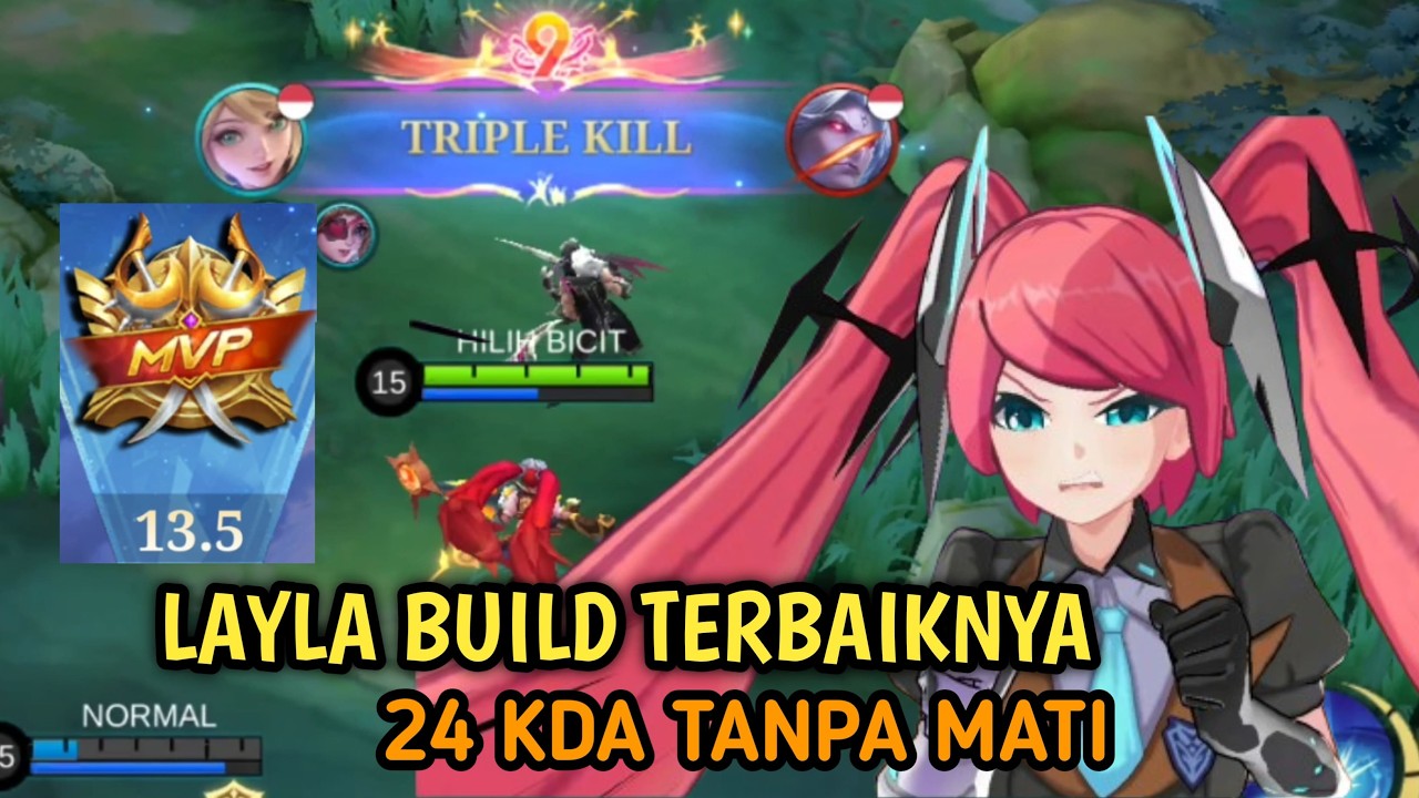 KILLING MACHINE LAYLA MVP 13.5 POINTS | 11 KILL TANPA MATI | BUILD TERBAIK LAYLA 2026 - MLBB