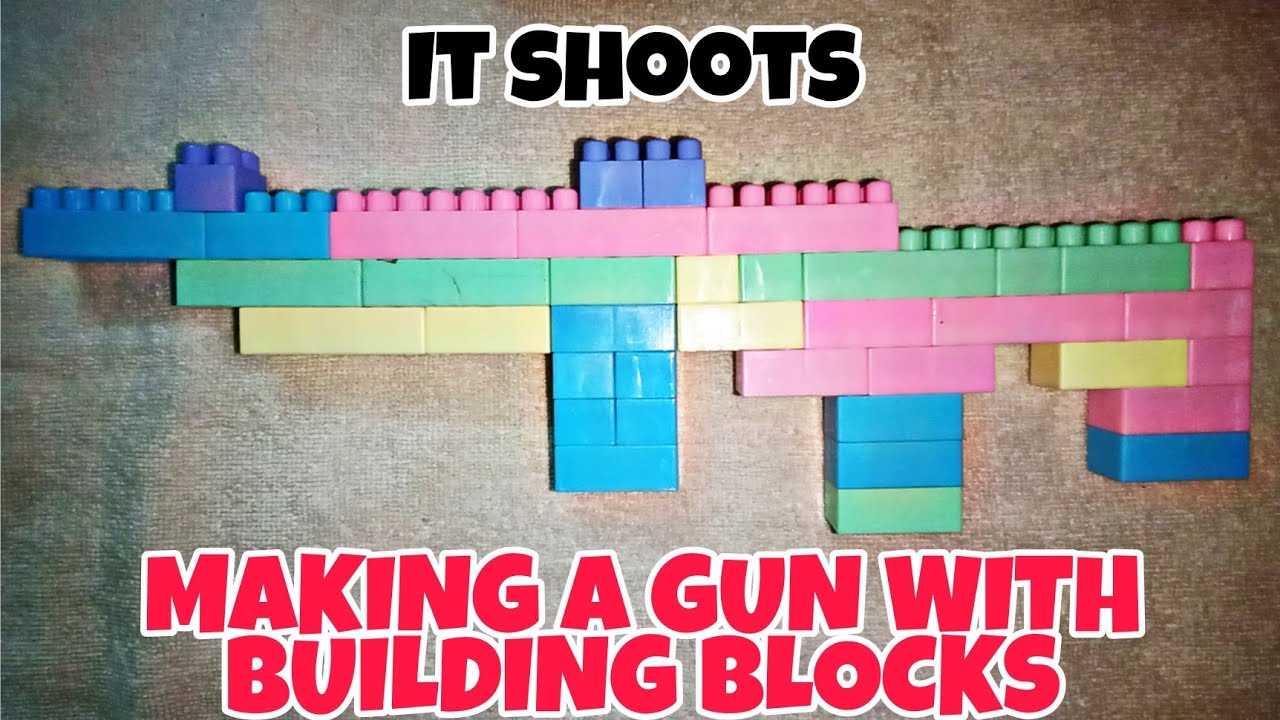 Making a AR gun with building blocks || How make a assault rifle with building blocks